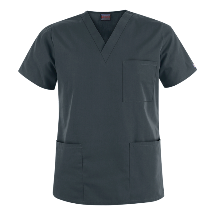 Cherokee Workwear 4876 Unisex Scrub Top, Unisex Scrubs at